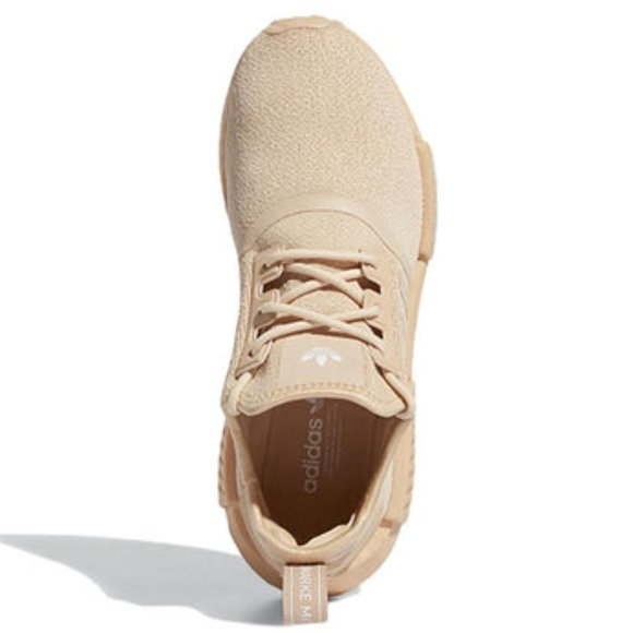 Adidas Nmd R1 Womens Running/Training Shoes All Beige GZ4963 NEW Size 7 - Picture 2 of 4